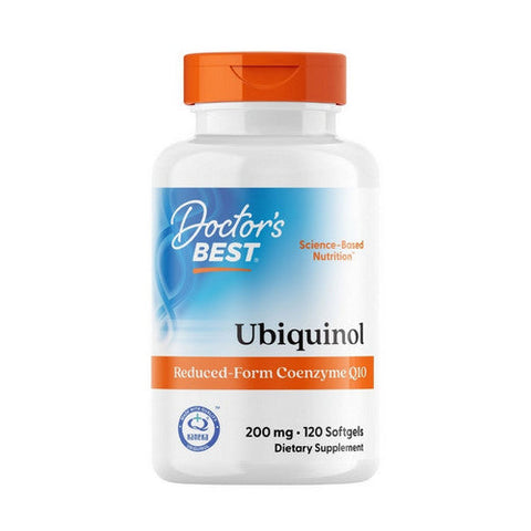 Doctors Best, Ubiquinol Featuring Kanekas QH, 200 mg, 120 Softgels Doctors Best
