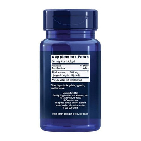 Life Extension, Black Cumin Seed Oil, 60 softgel Life Extension