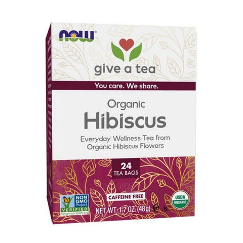 Now Foods, Organically Hip Hibiscus Tea, 24 bags Now Foods