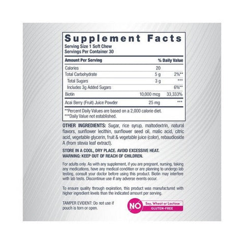 Neocell Laboratories, Biotin Beauty, 30 Chews Neocell Laboratories