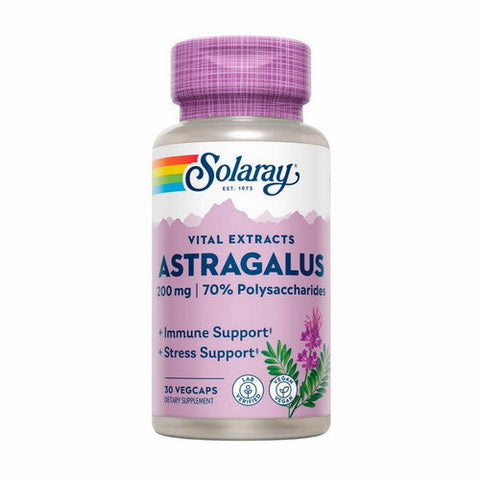 Solaray, Astragalus Root Extract, 200 mg, 30 Caps Solaray