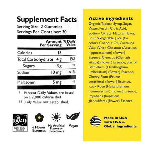 Bach, Rescue Plus Sleep Melatonin, 60 Gummies Bach