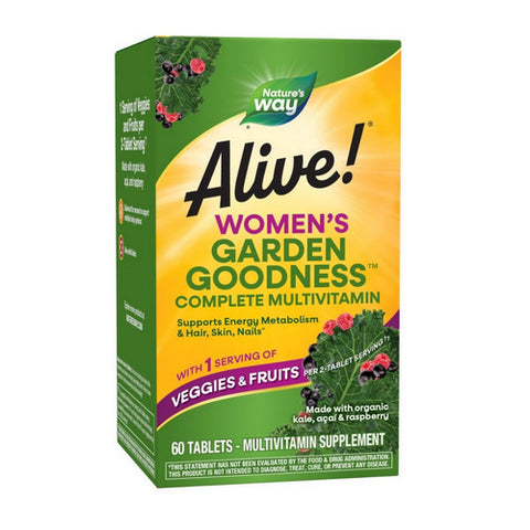 Alive! Women's Garden Goodness Complete Multivitamin 60 Tabs by Nature's Way
