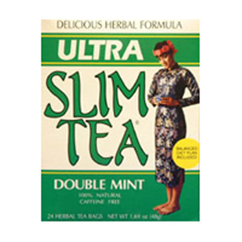 Hobe Labs, Ultra Slim Tea, Double Mint 24 Bags Hobe Labs