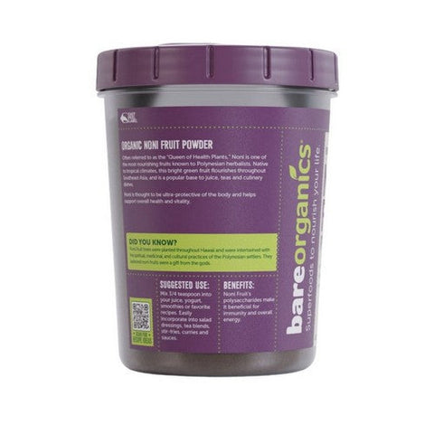 Bare Organics, Noni Fruit Powder, 8 Oz Bare Organics