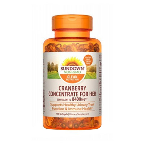 Cranberry Concentrate For Her 150 Softgels by Sundown Naturals