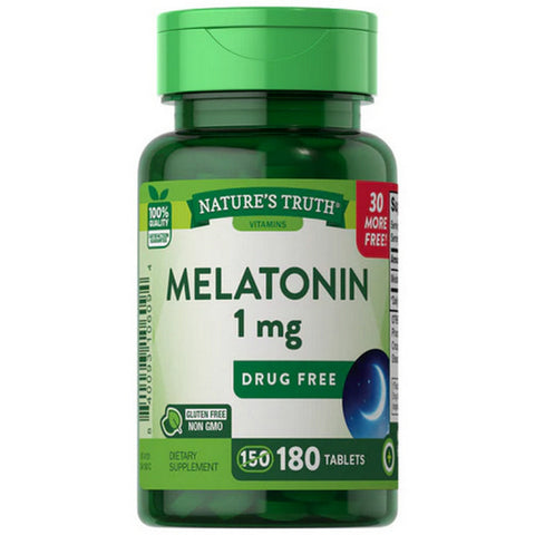 Nature's Truth, Melatonin, 1 Mg, 180 Tabs Nature's Truth