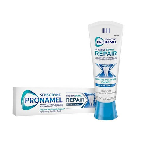 Sensodyne, Pronamel Intensive Enamel Repair Toothpaste for Sensitive Teeth and Cavity Protection, Clean Mint, 3.4 Oz Sensodyne