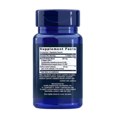 Life Extension, Florassist Probiotic Mood Improve, 30 Veg Caps Life Extension