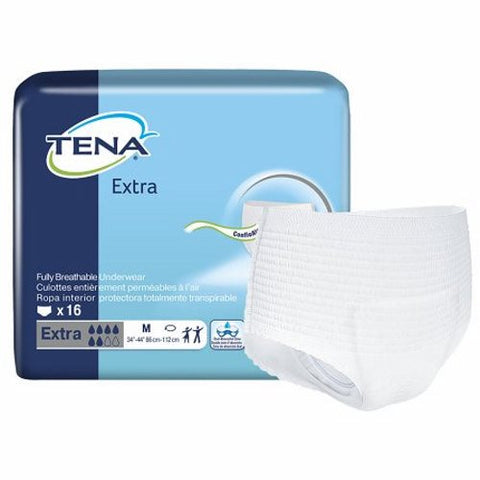 Unisex Adult Absorbent Underwear Count of 16 by Tena