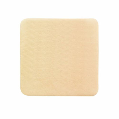 McKesson, Thin Foam Dressing 6 X 6 Inch With Border Film Backing Silicone Gel 4894, Case Of 20 McKesson