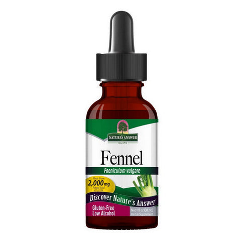 Nature's Answer, Fennel Seed Low Alcohol, 2000 Mg, 1 Oz Nature's Answer