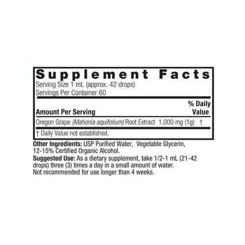 Nature's Answer, Oregon Grape Root, 1000 Mg, 2 Oz