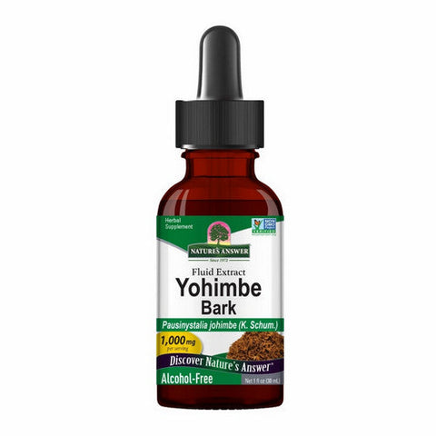 Nature's Answer, Yohimbe Bark Alcohol Free, 1000 Mg, 1 Oz Nature's Answer