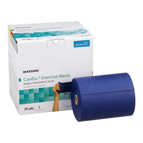 McKesson, Exercise Resistance Band Blue 5 Inch X 25 Yard Heavy Resistance 169-5634, 5 Inch x 25 Yard McKesson