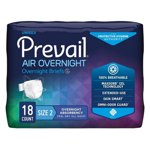 First Quality, Unisex Adult Incontinence Brief Size 2, Count of 18 First Quality