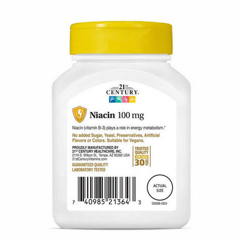 21st Century, Niacin, 100 Mg, 110 Tabs