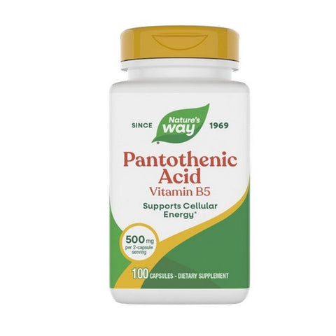Pantothenic Acid Vitamin B5 100 Caps by Nature's Way