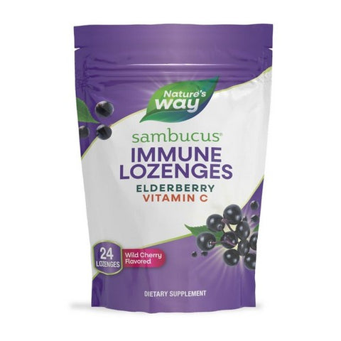 Sambucus Vitamin C Lozenges 24 Lozenges by Nature's Way