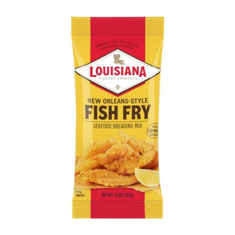 Louisiana Fish Fry, New Orleans Style Lemon Fish Fry, 10 Oz Louisiana Fish Fry
