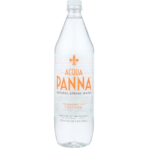 Water Natural Spring Pet Case of 12 X 33.8 Oz by Acqua Panna