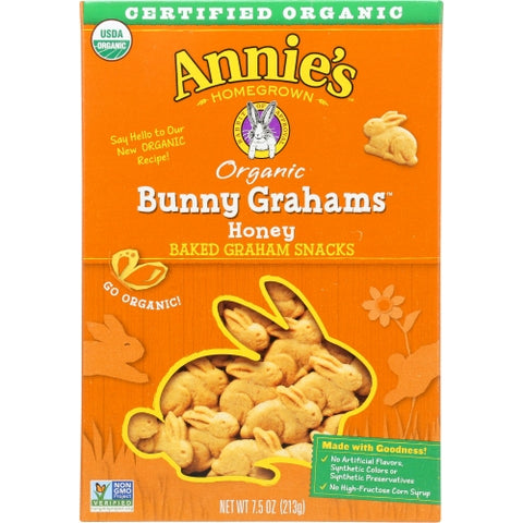 Cookie Bunny Graham Honey Case of 12 X 7.5 Oz by Annie's Homegrown