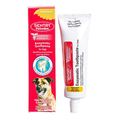 Sentry, Petrodex Enzymatic Toothpaste for Dogs & Cats, Poultry Flavor - 6.2 oz Sentry