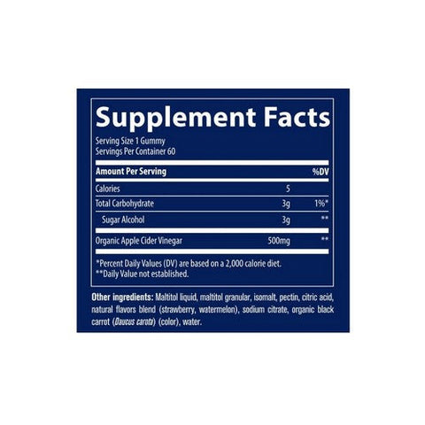 Trace Minerals, Apple Cider Vinegar Strawberry Melon, 60 Count Trace Minerals