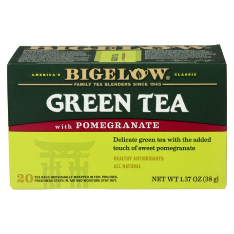 Green Tea with Pomegranate 20 Bags (Case of 6) by Bigelow