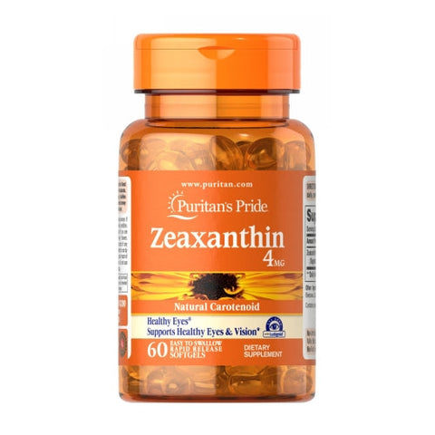 Puritan's Pride, Zeaxanthin, 4 mg, 60 Softgels Puritan's Pride