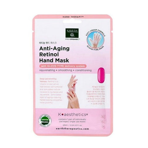 Earth Therapeutics, Retinol Anti Aging Hand Mask, 1 PAIR Earth Therapeutics