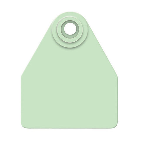 Allflex, Allflex Global Medium Blank Tags Green 25's, 1 Count Allflex
