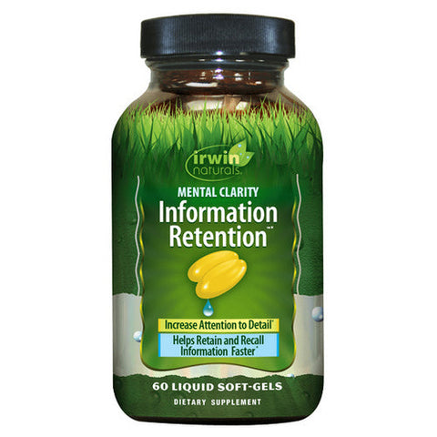 Mental Clarity Information Retention 60 Softgels by Irwin Naturals