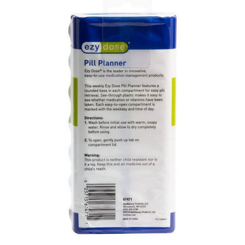 Ezy Dose, Weekly AM / PM Pill Planner, 1 Each Ezy Dose