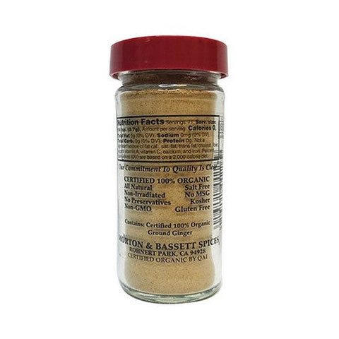 Morton & Bassett, Organic Ground Ginger, 2 Oz(Case Of 3) Morton & Bassett