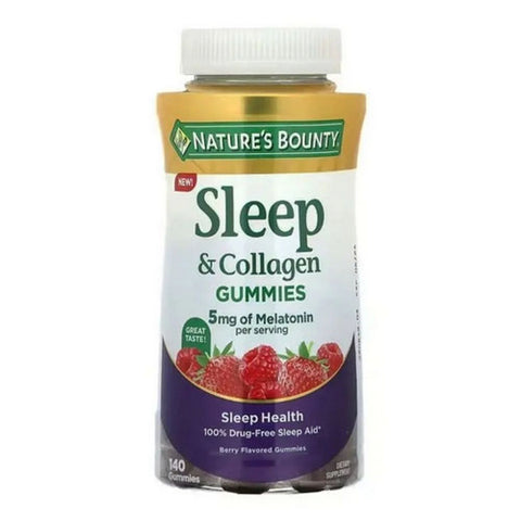 Sleep Melatonin And Collagen Gummies 140 Count by Nature's Bounty