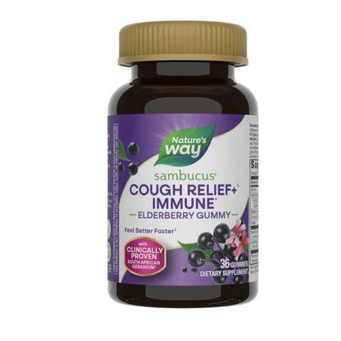 Sambucus, Sambucus Cough Relief + Immune Gummy, 36 Count Sambucus