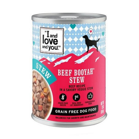 Beef Booyah Stew Canned Dog Food 13 Oz(Case Of 12) by I And Love And You