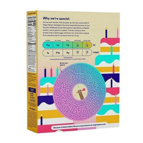 Magic Spoon, Birthday Cake Cereal, 7 Oz(Case Of 8) Magic Spoon