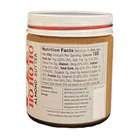 Maisie Janes, Ho Ho Ho Almond Butter Smooth, 8 Oz(Case Of 6) Maisie Janes