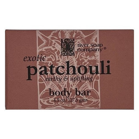 River Soap Company, Patchouli Soap Bar, 4.5 Oz(Case Of 12) River Soap Company