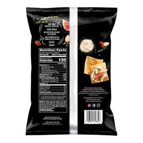 Stacys Pita Chips, Simply Naked Pita Chips, 16 Oz(Case Of 6) Stacys Pita Chips