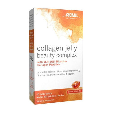 Now Foods, Collagen Jelly Beauty Complex Sweet Orange, 7.05 Oz / (10 Jelly Sticks) Now Foods