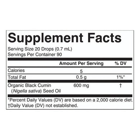 MaryRuth's, Organic Black Seed Oil Liquid Drops, 2 Oz MaryRuth's