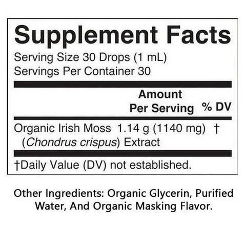 MaryRuth's, Organic Sea Moss Liquid Drops, 1 Oz MaryRuth's