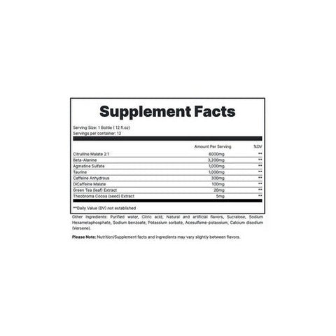 JST WRK Energy, RedCon1 Total War Vice City, 12 Count JST WRK Energy