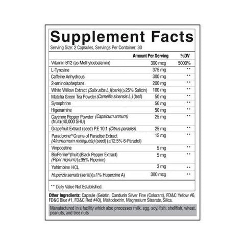 Condemned Labz, Arsynist Extreme Fat Burner, 60 Capsules Condemned Labz