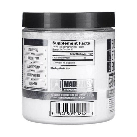 Ryse Supplements, Creatine Monohydrate, 300 Grams Ryse Supplements