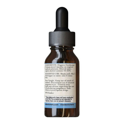 Eclectic Herb, Cordyceps, 1 Oz with Alcohol Eclectic Herb