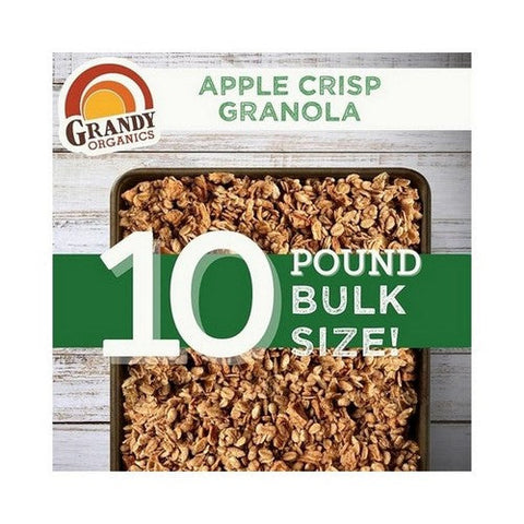 Grandy Organics, Apple Crisp Granola, 10 Lb Grandy Organics